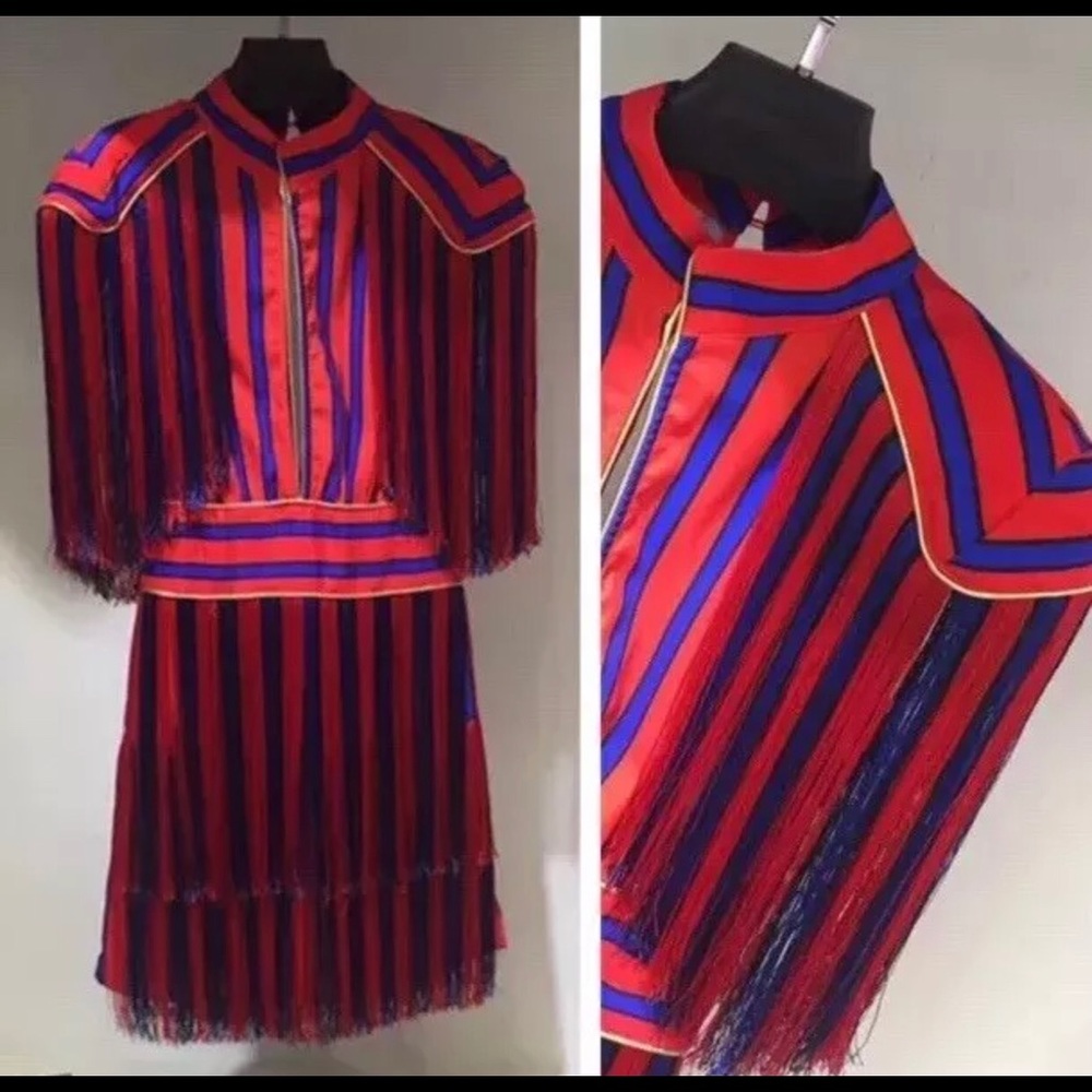 Fringe party dress